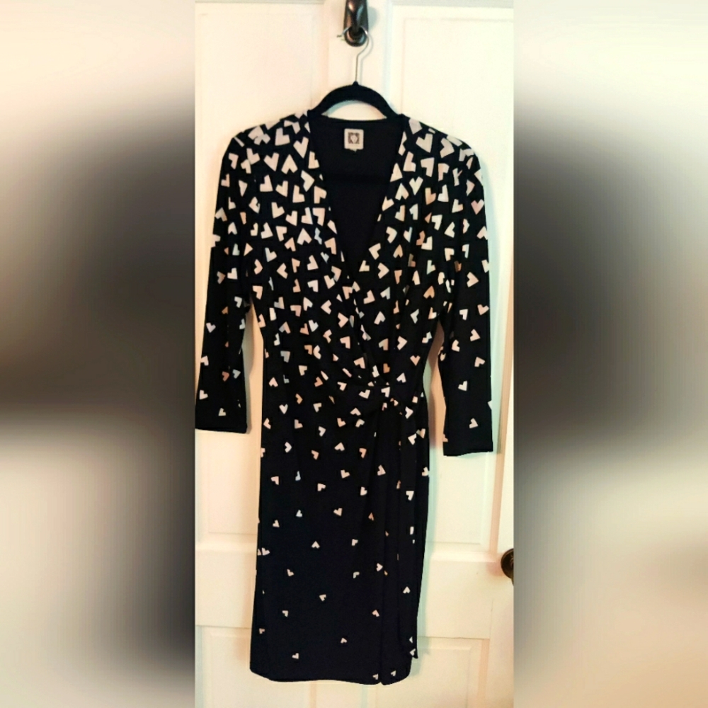 Anne Klein faux wrap dress